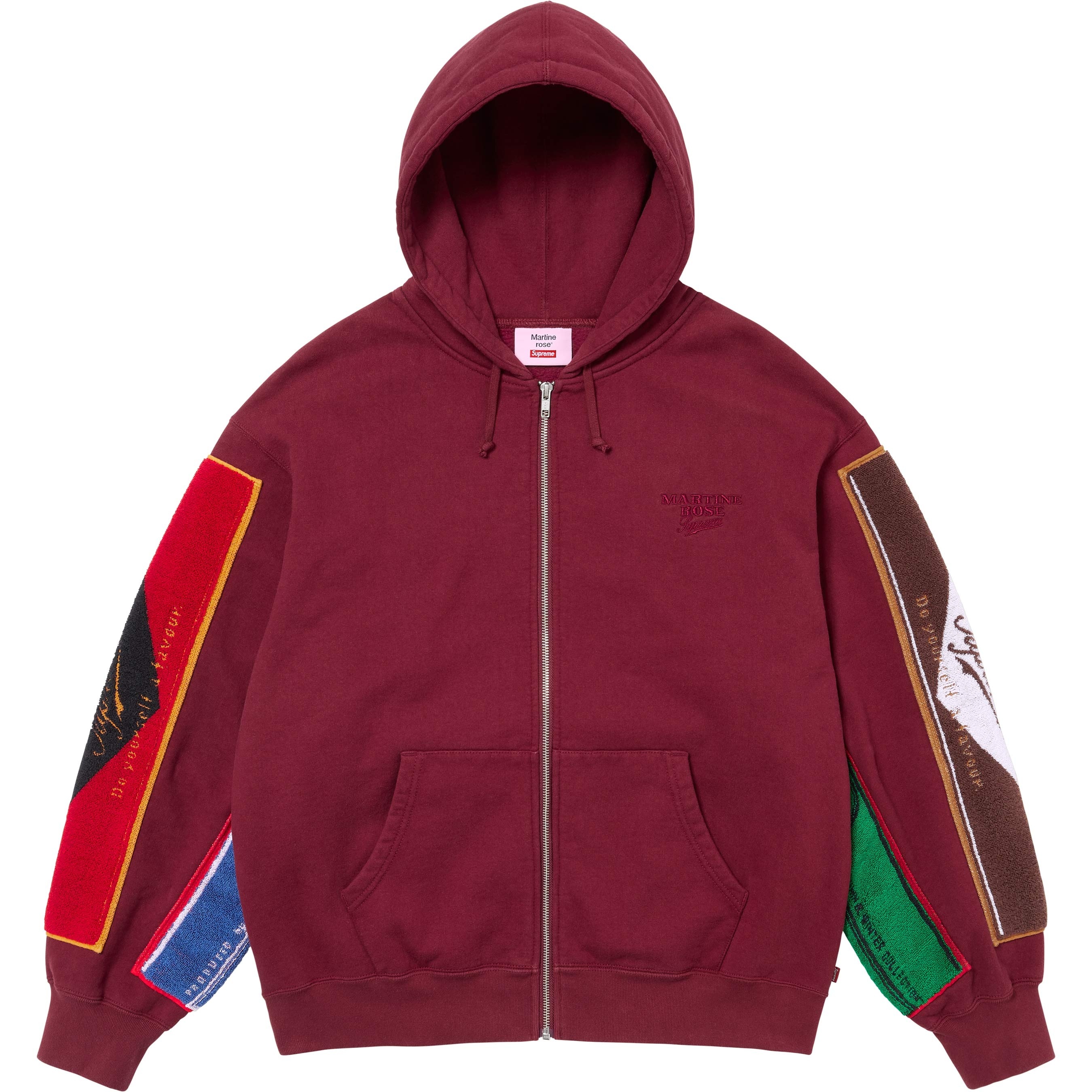 Supreme®/Martine Rose® Towel Zip Up Hooded Sweatshirt view 4